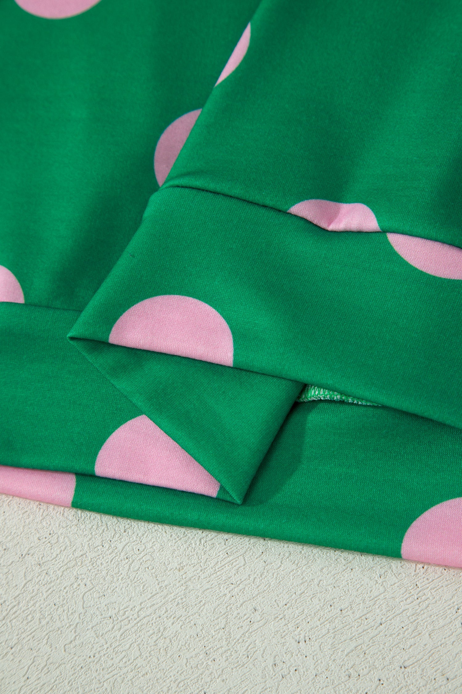 Polka Dot V-Neck Tee & Drawstring Shorts Set