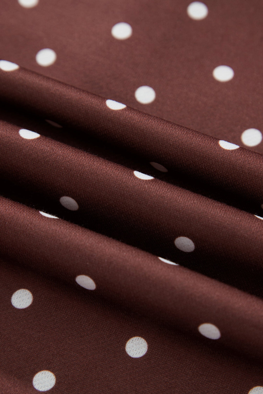 Polka Dot Metal Button Collar Pullover Sweatshirt
