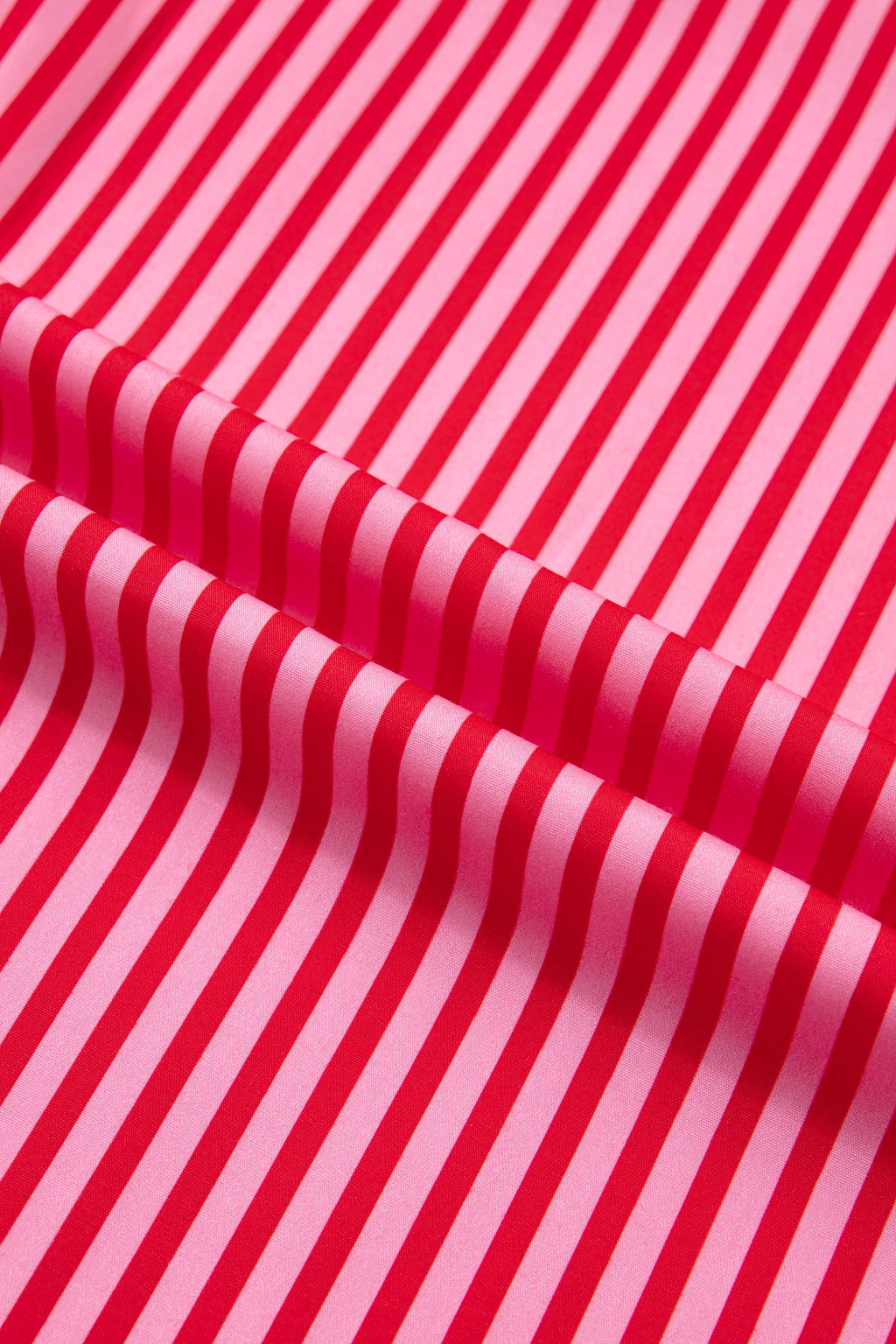 Stripe Patch Pocket Button-Up Long Sleeve Blouse