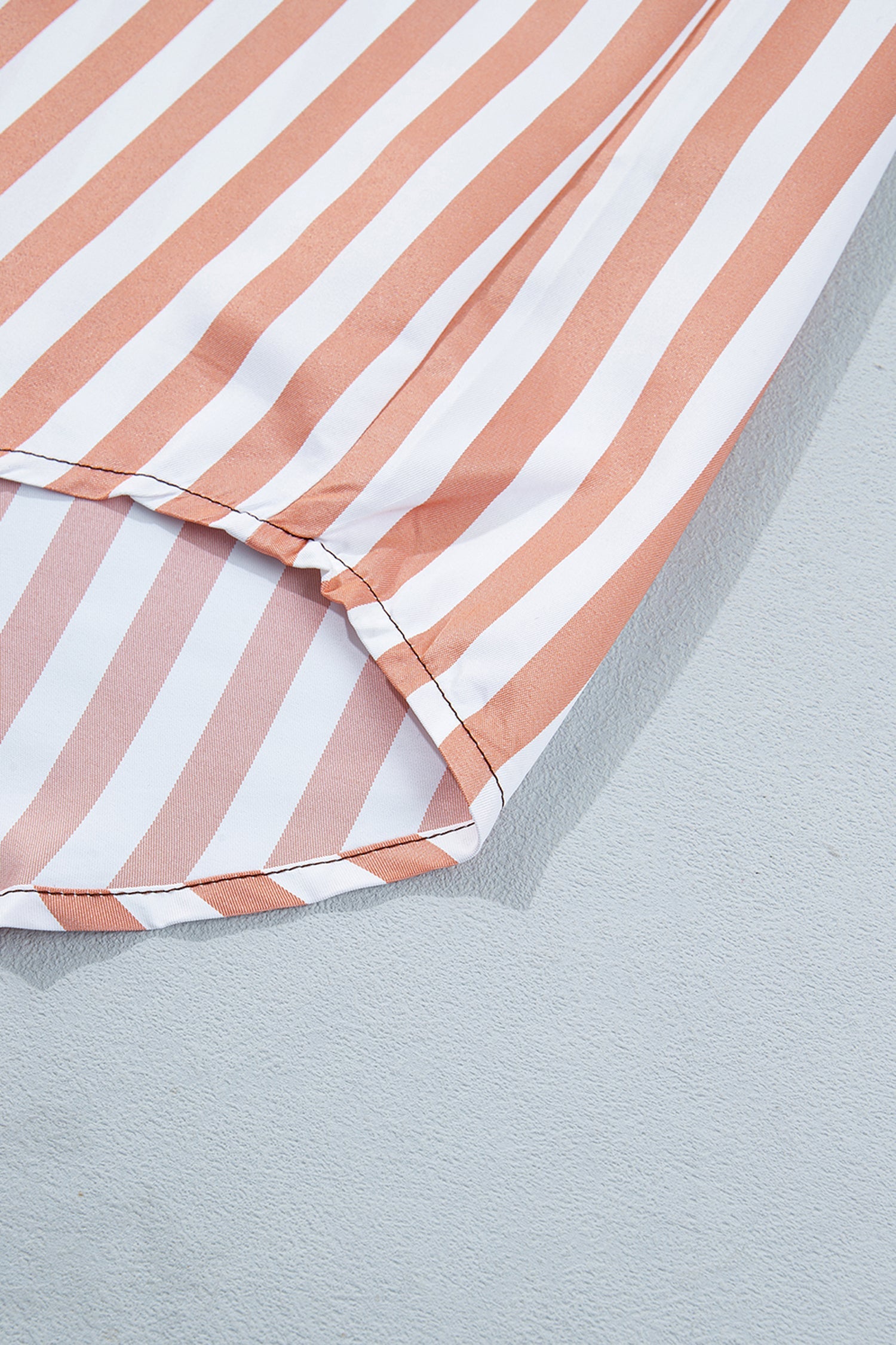 Western Stripe Button Down Long Sleeve Shirt