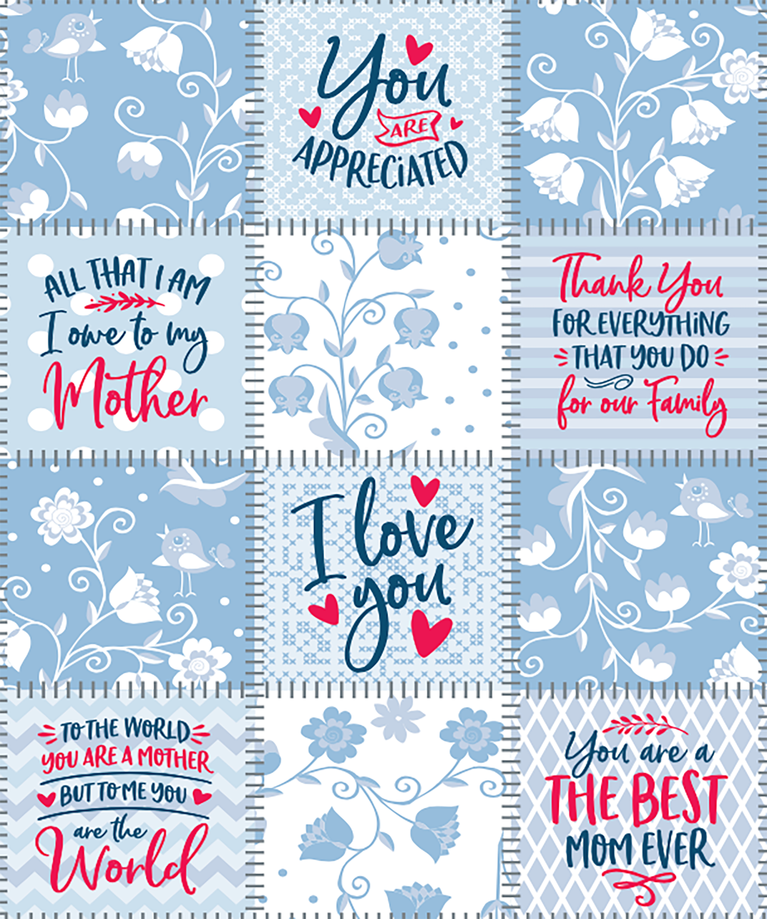 Jumbo Plush Fleece Blanket 50 x 60 Family Assortment