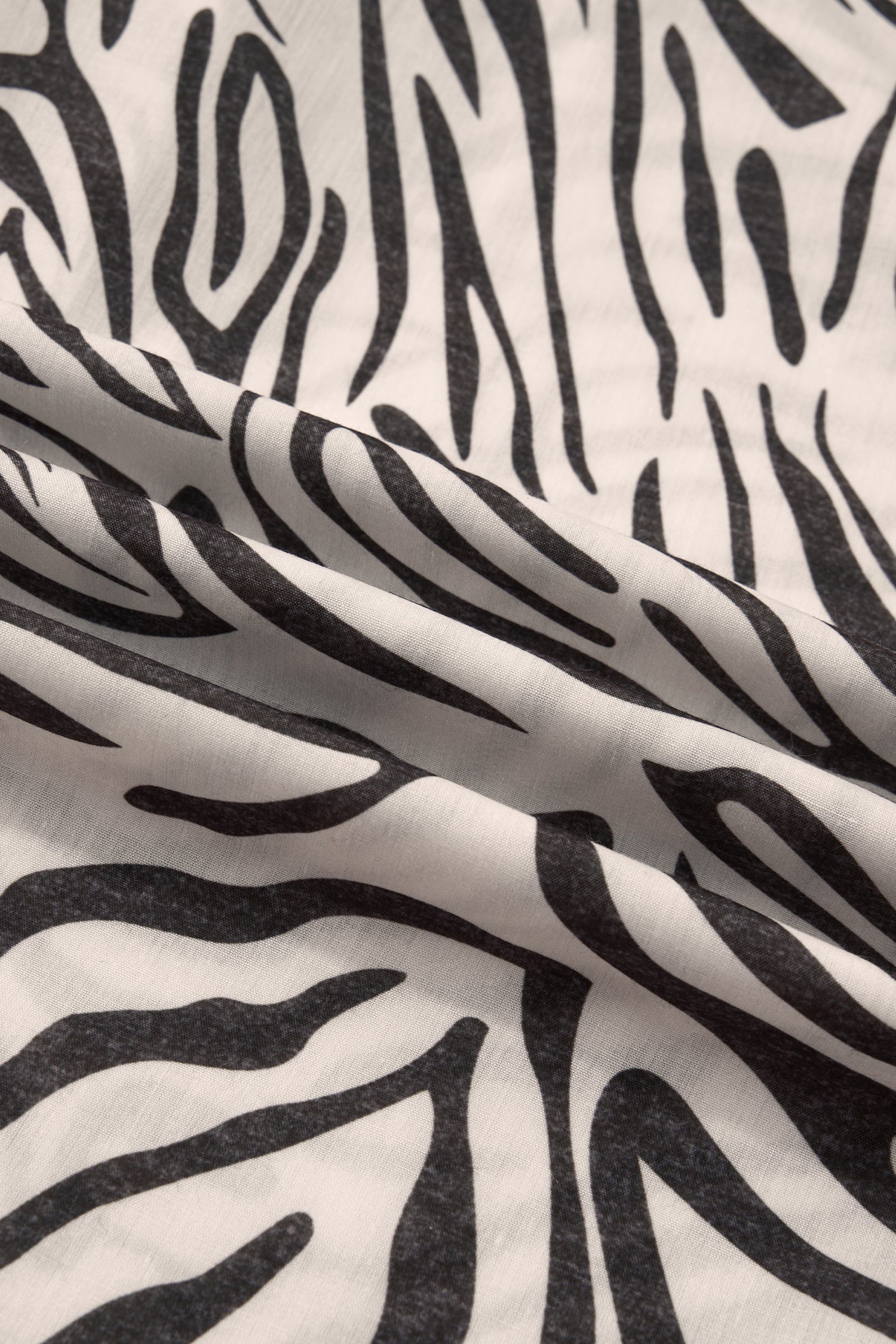 Western Zebra Drawstring High Waist Pocketed Pants