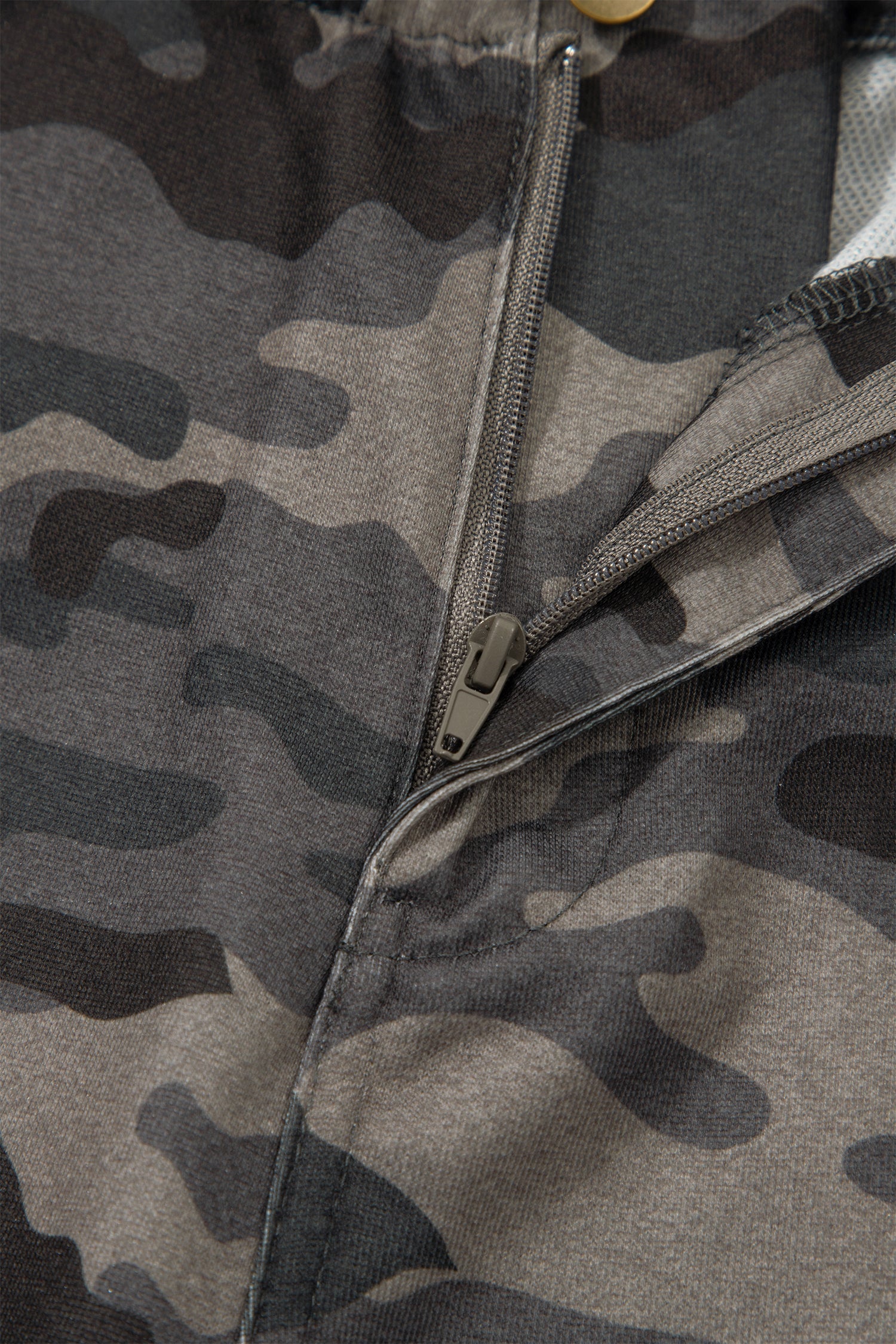 Camo Side Stripe Panel Drawstring Pants