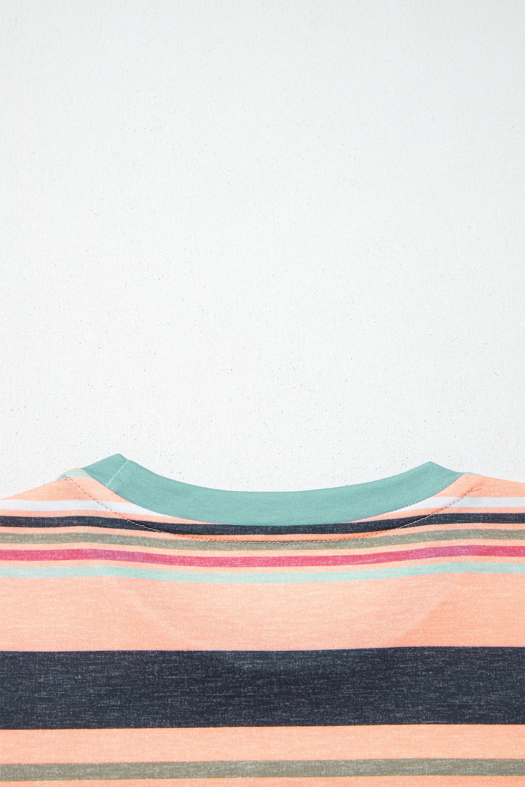 Stripe Short Sleeve Crew Neck T-Shirt