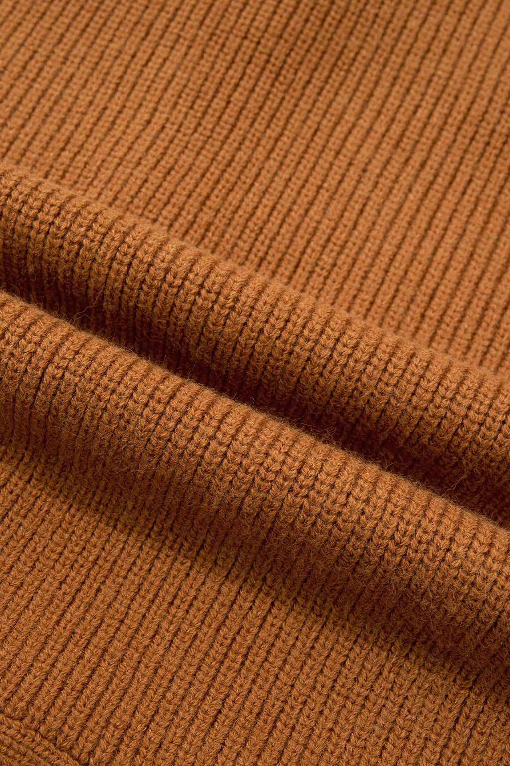 Solid Ribbed Knit Collared Button Front Cardigan