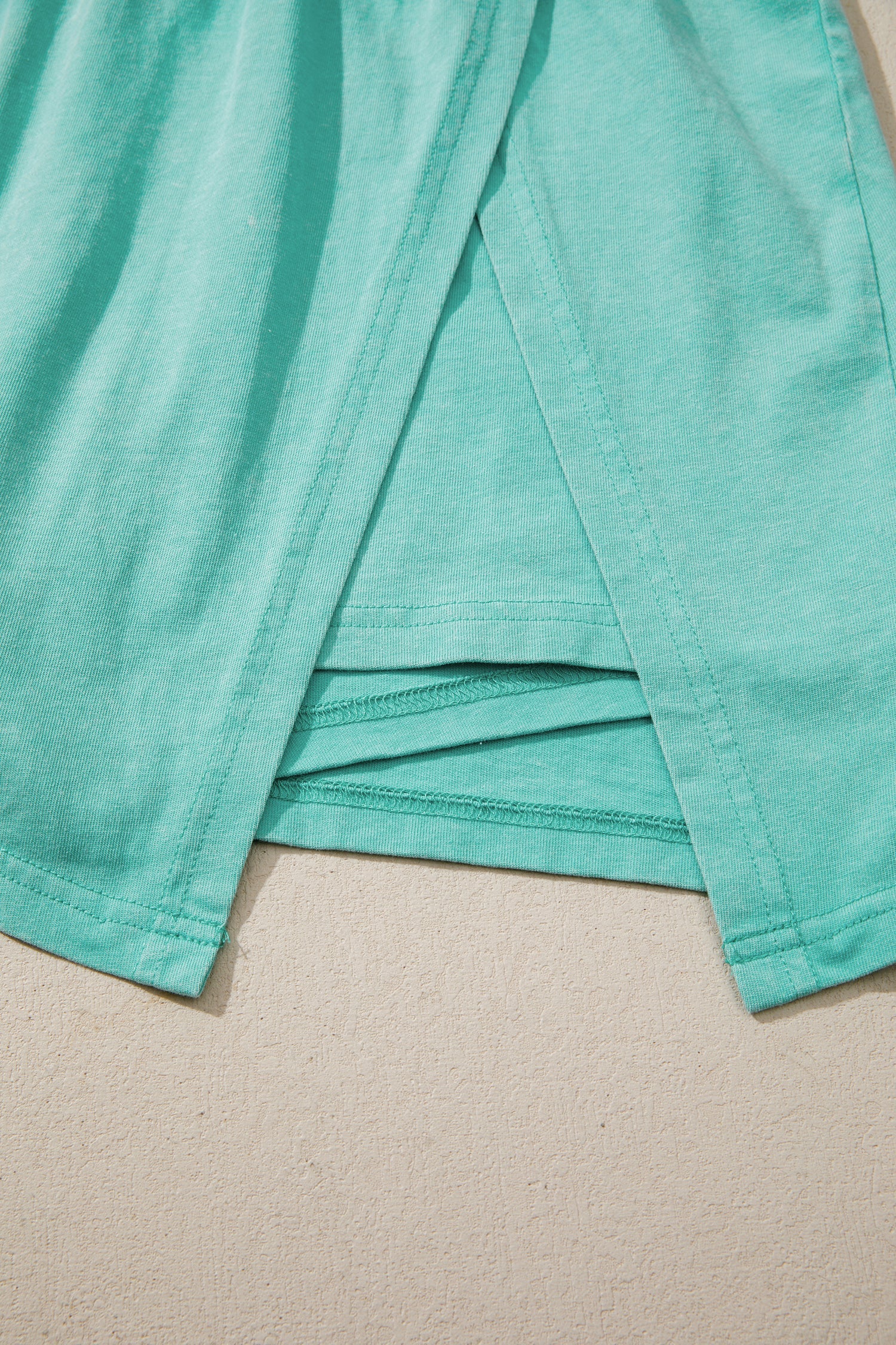Mineral Wash V-Neck Tee & Skort Set