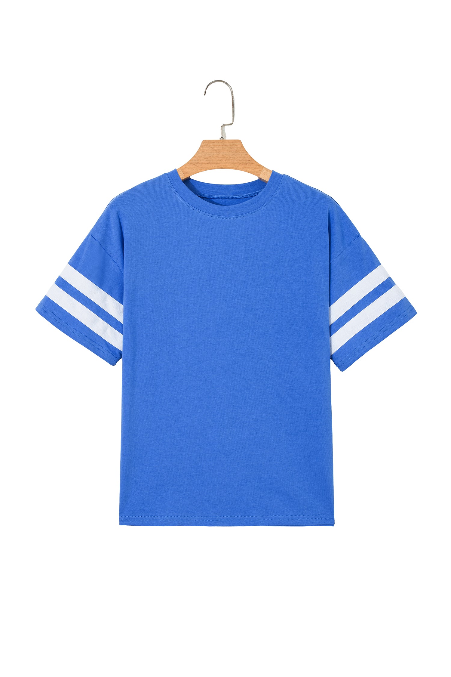 Varsity Stripe Crew Neck Short Sleeve T-Shirt