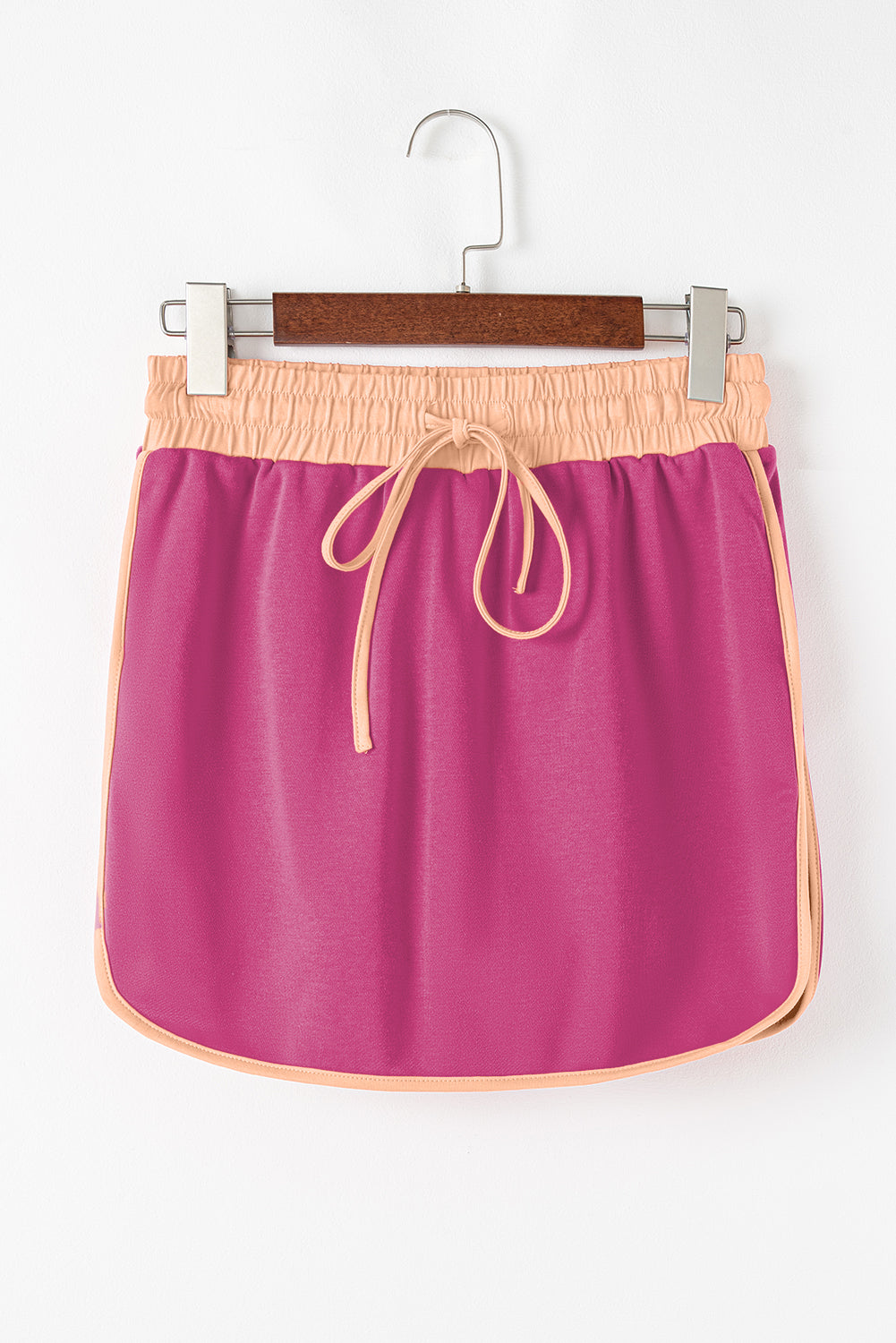 Colorblock Long Sleeve Top and Skort Set