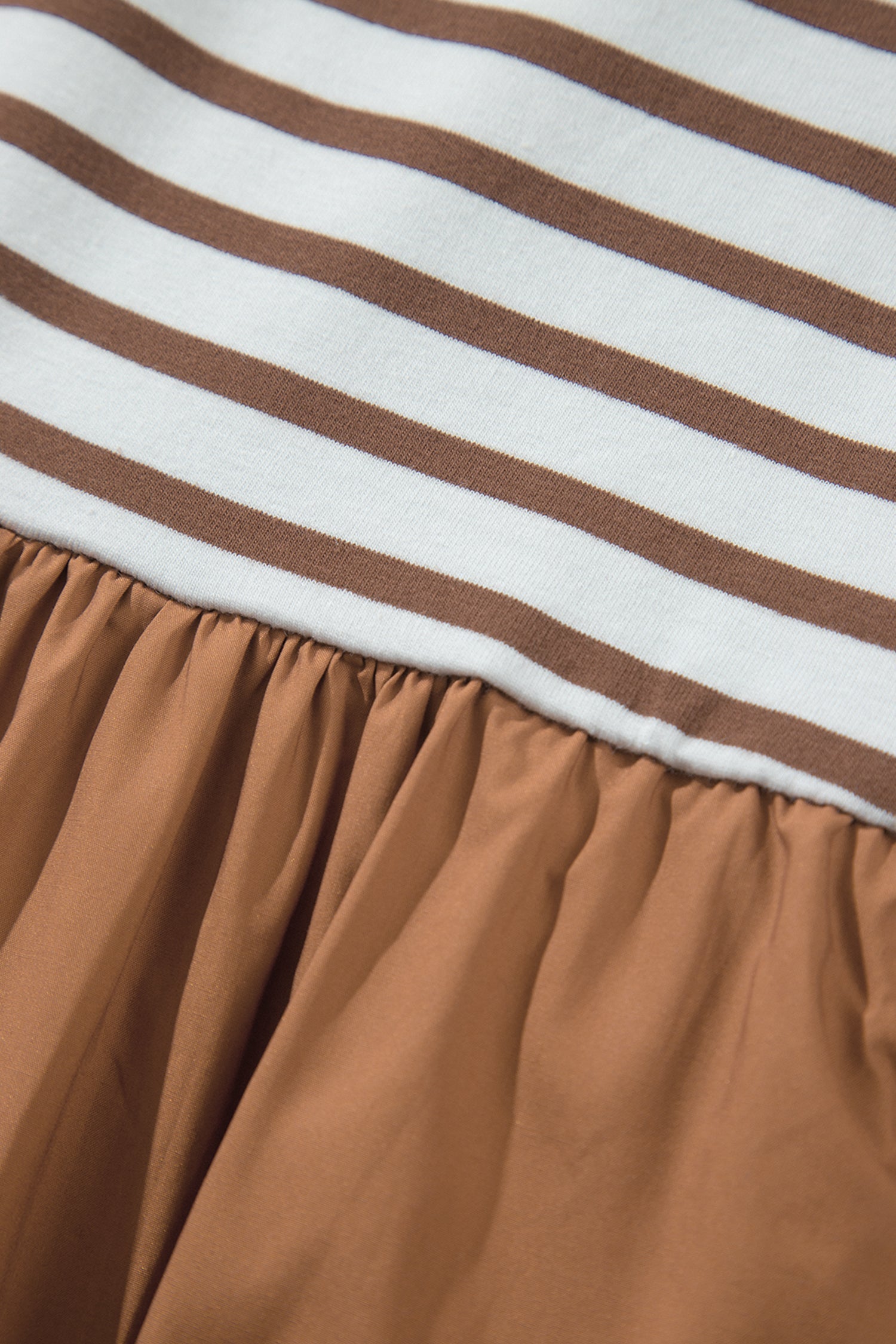 Stripe Colorblock Patchwork Sleeveless Long Dress