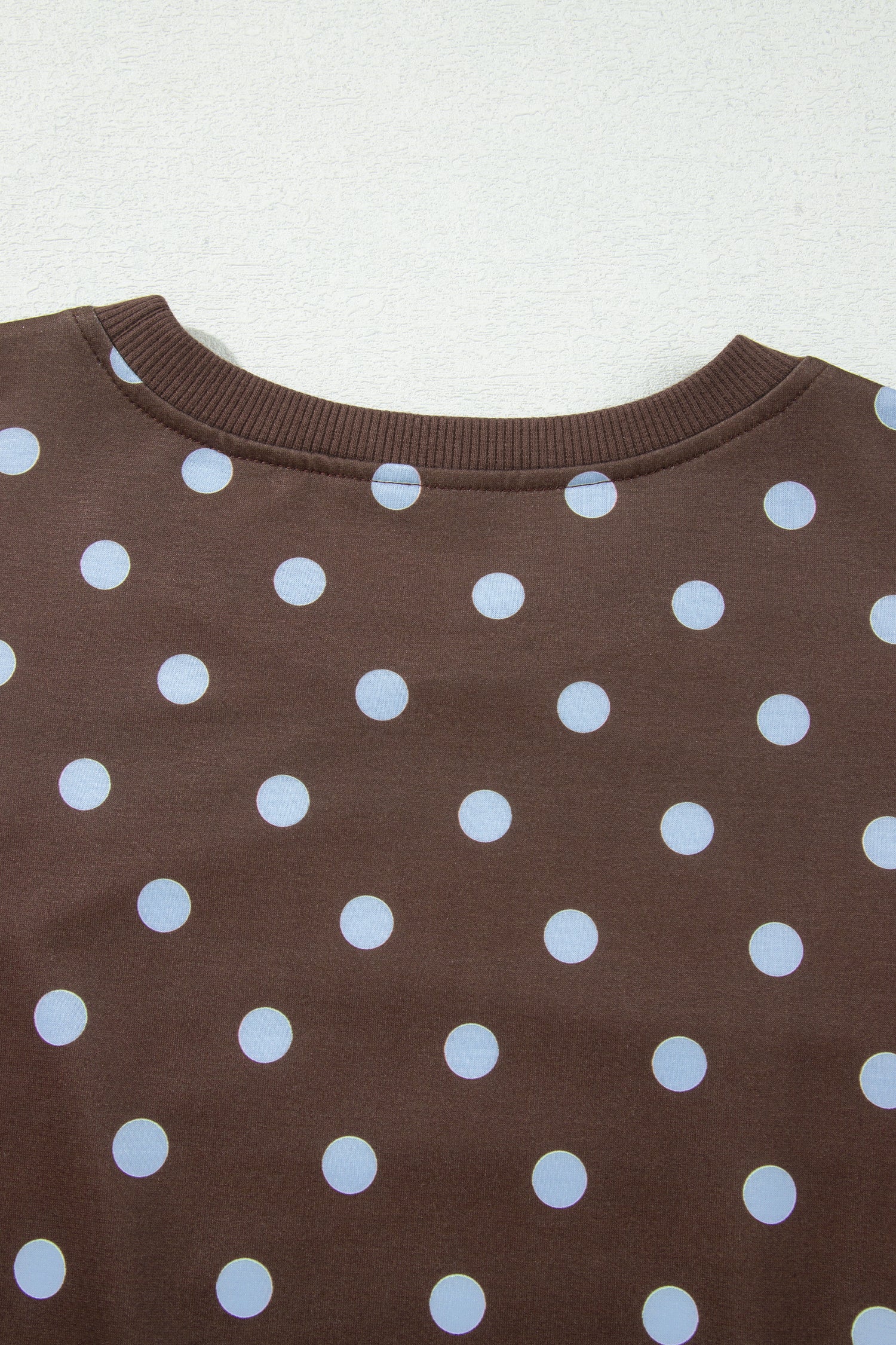 Polka Dot Long Sleeve Pullover & Bow Skort Set