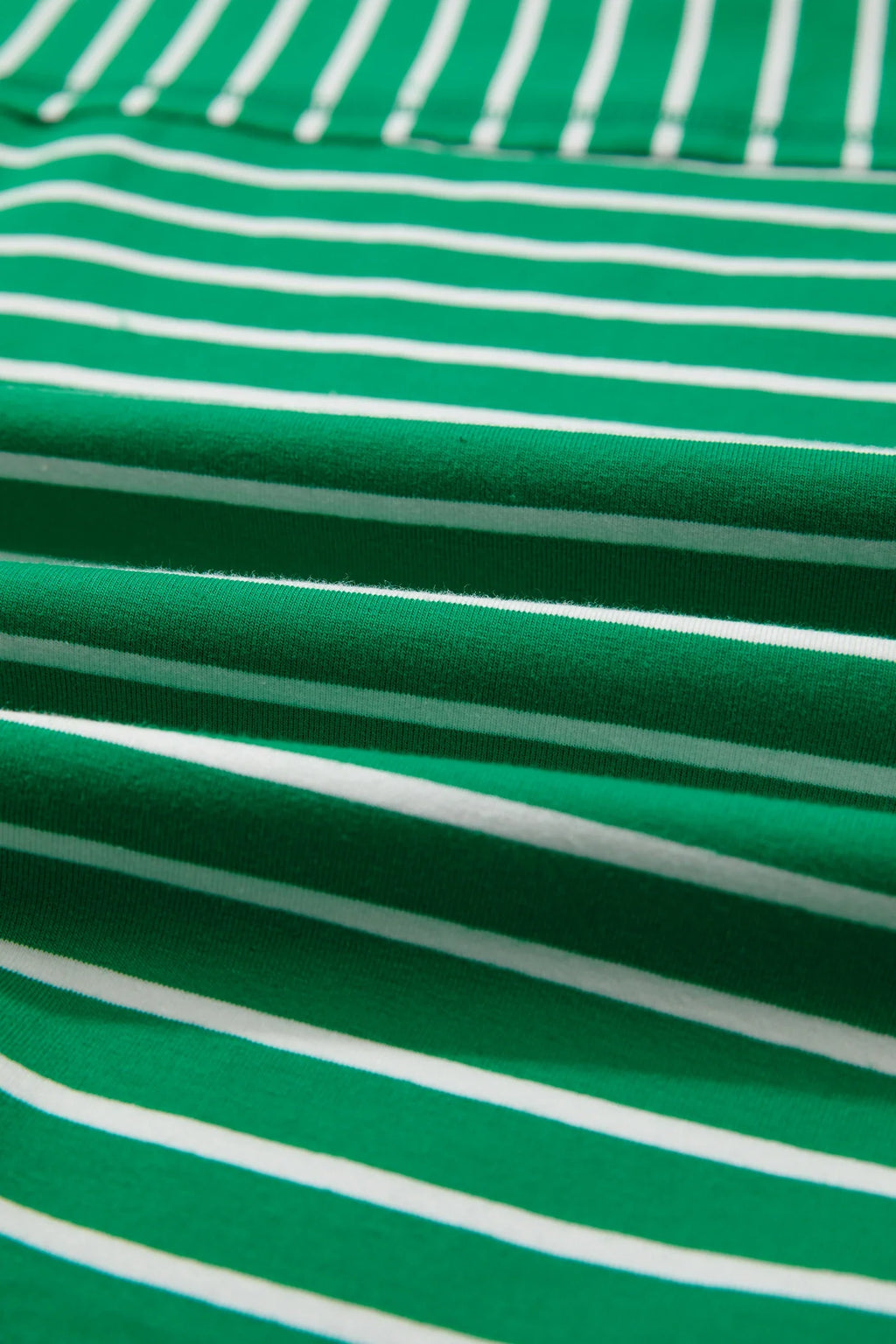 Stripe Ribbed Patchwork Short Sleeve Tee