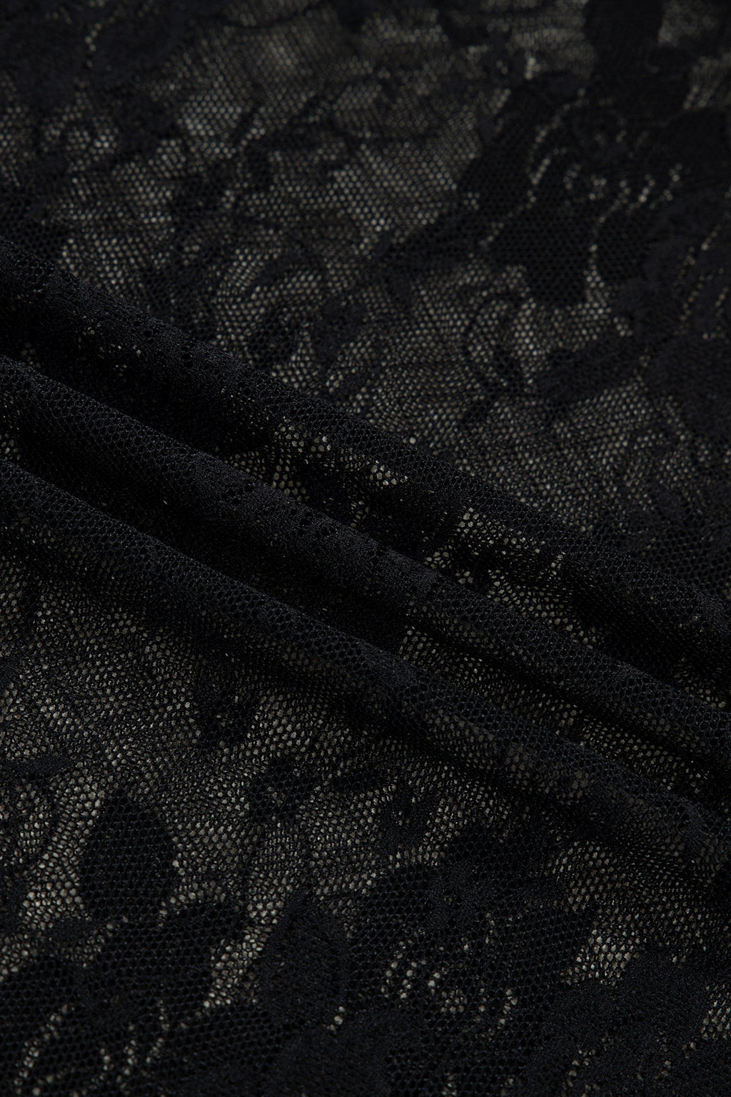Floral Lace Sheer Mesh Short Sleeve Top