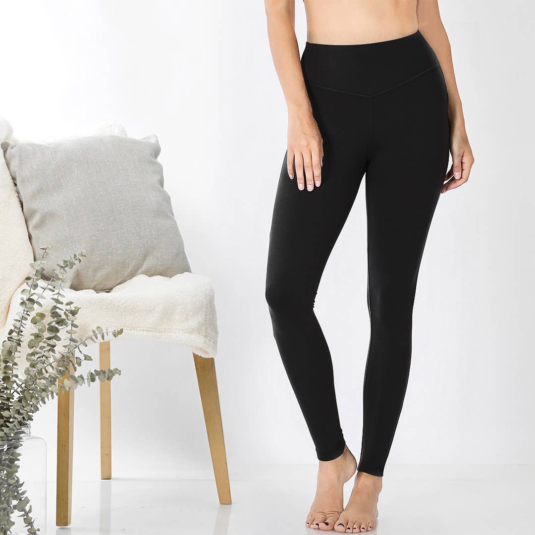 `.Tummy Control Leggings: DEEPAQUA-90093 / XL