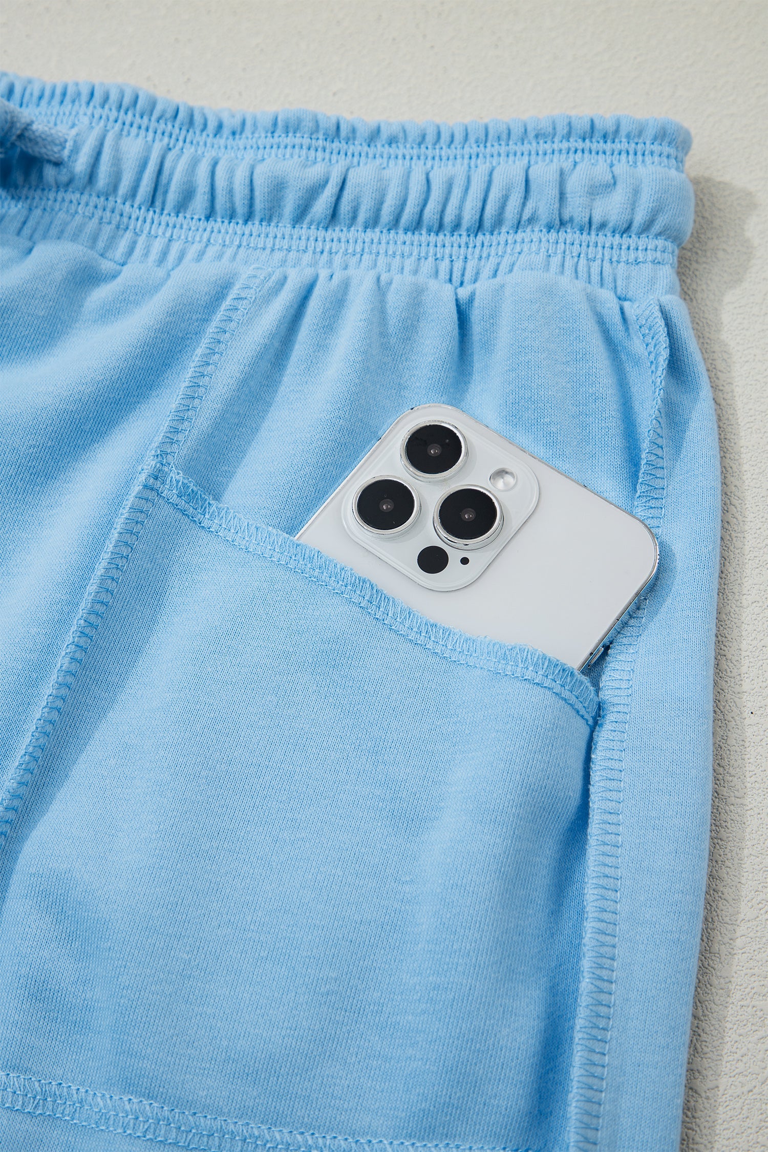 Solid Drop Shoulder Boxy Tee & Barrel Pants Set