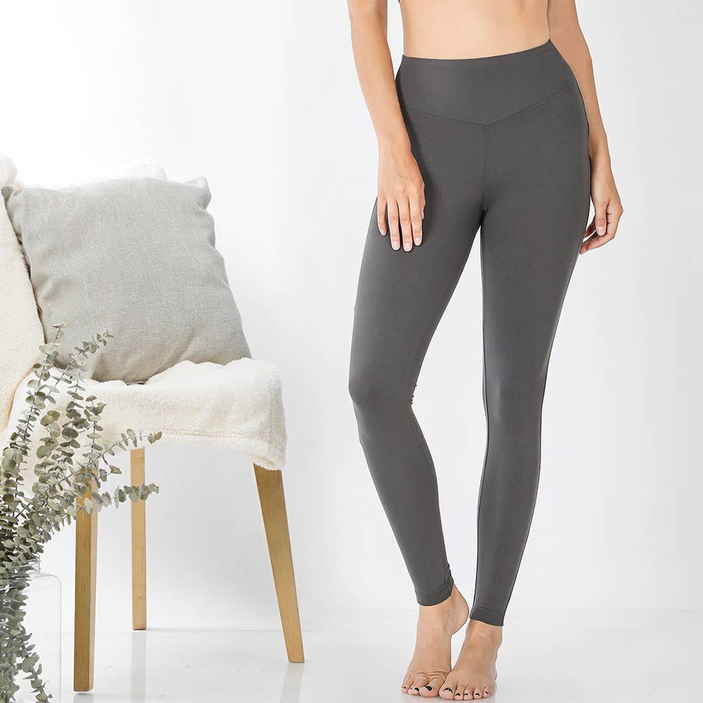 `.Tummy Control Leggings: DEEPAQUA-90093 / M