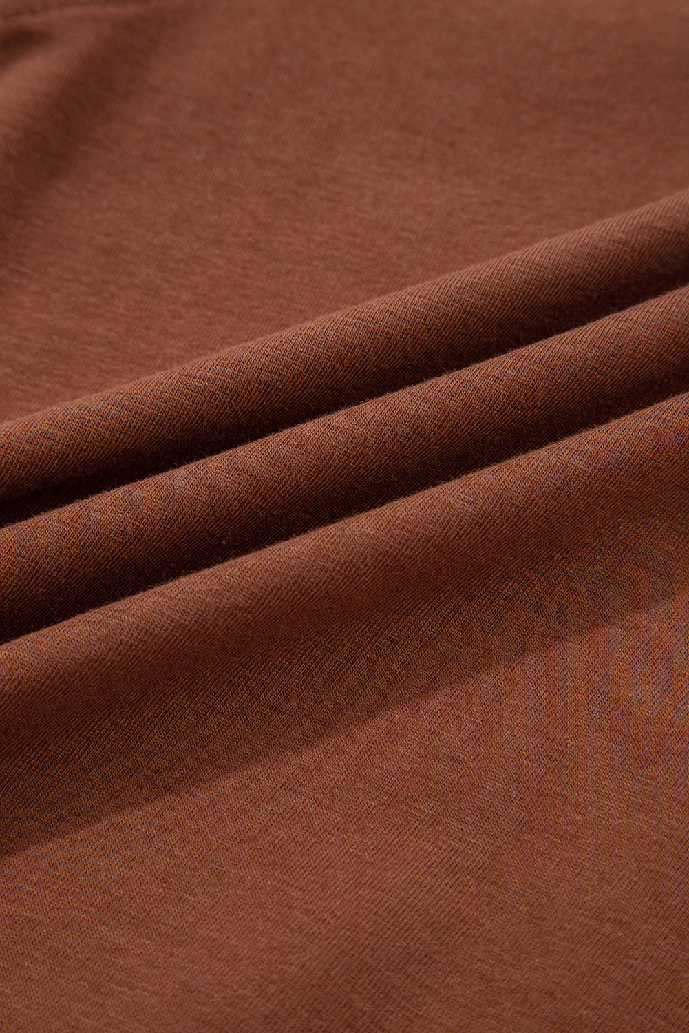 Solid Raw Seam Long Sleeve Top