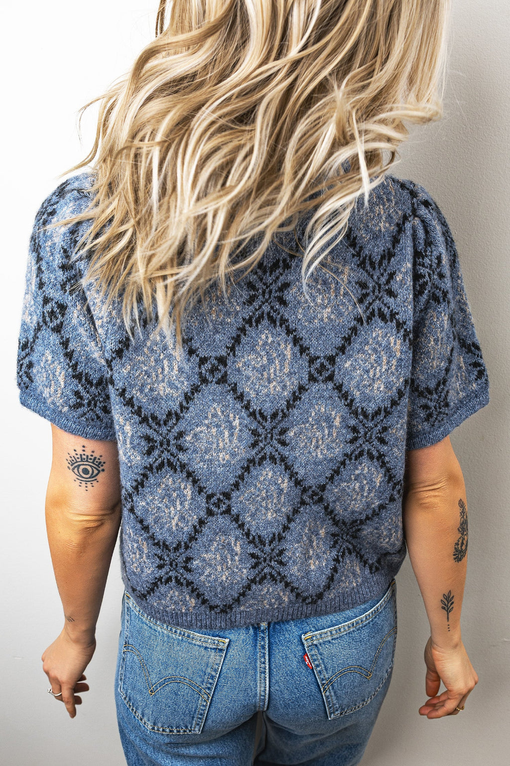 Boho Knit Short Sleeve Button Front Cardigan
