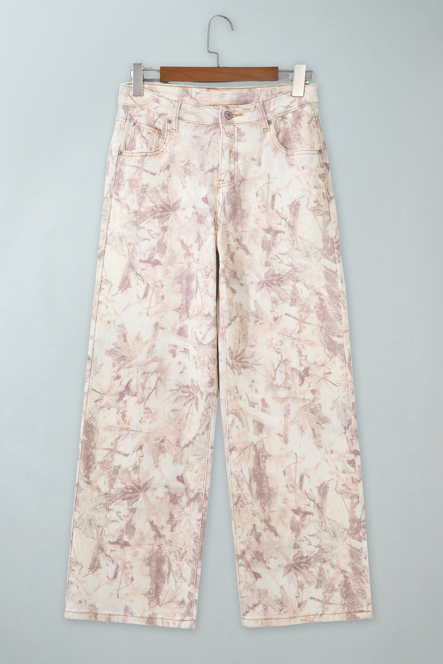 Camo Tummy Control Denim Wide Leg Jeans