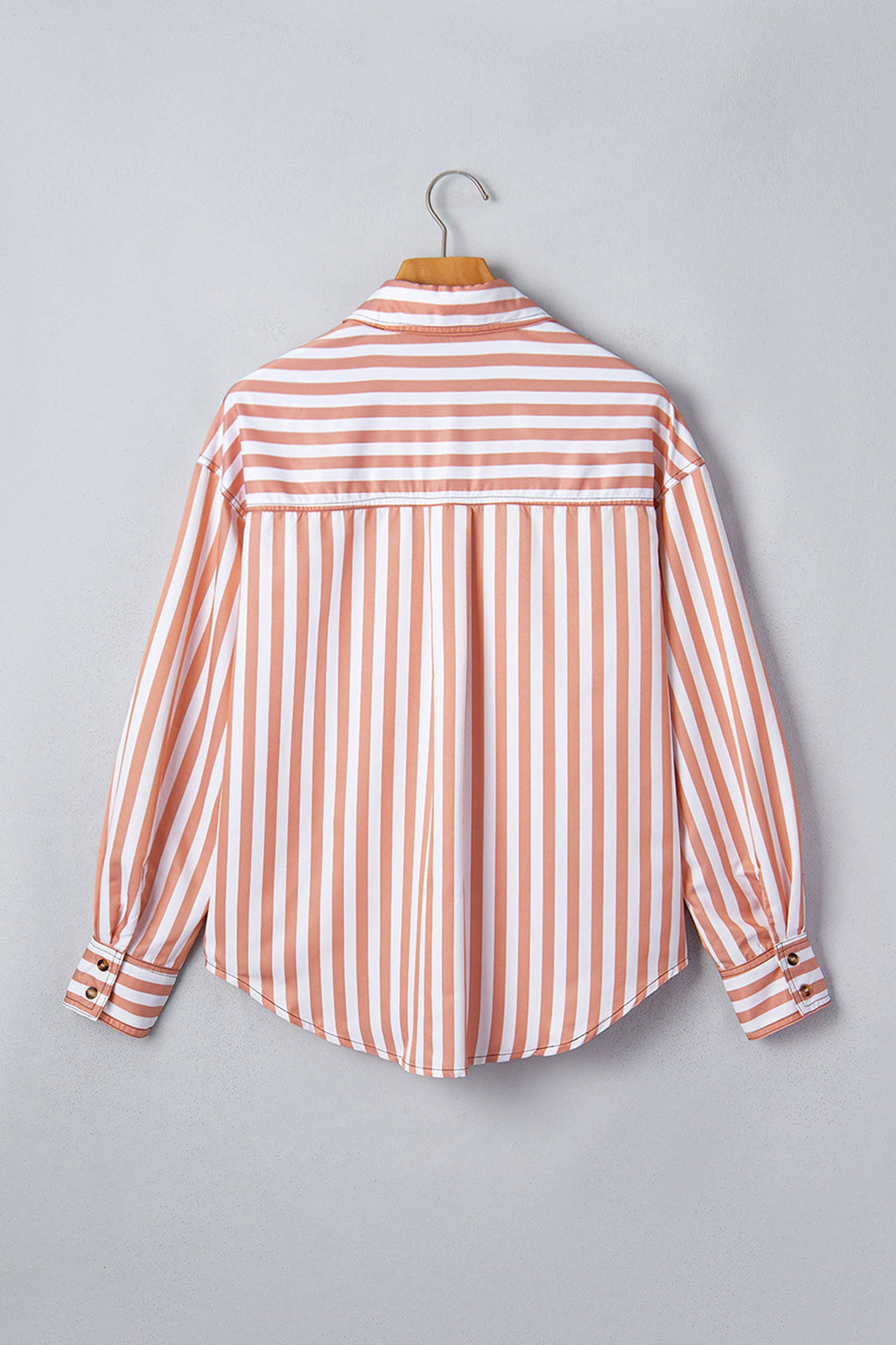 Western Stripe Button Down Long Sleeve Shirt