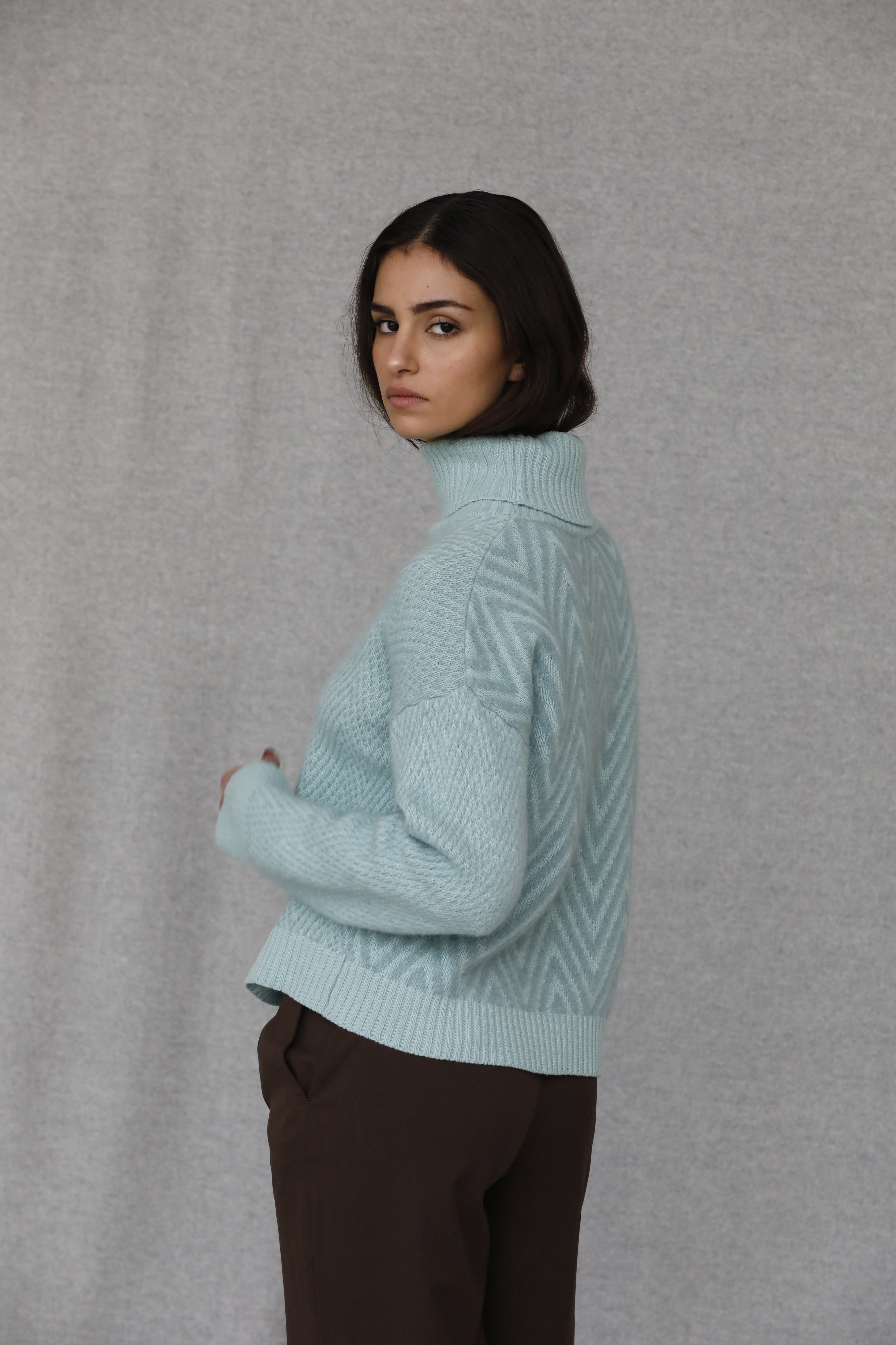Dolcevita con trama in Lana - Penelope