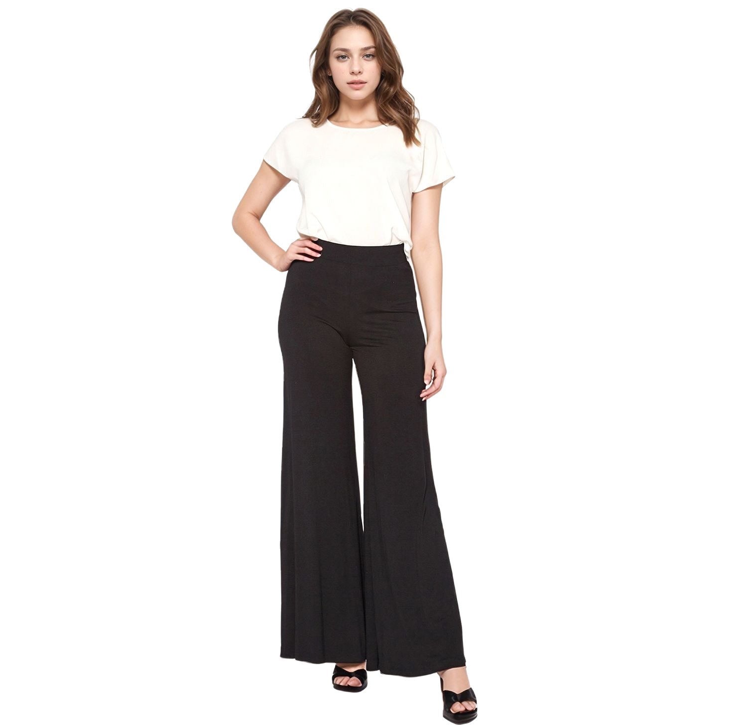 Women's Solid Flare Leggings