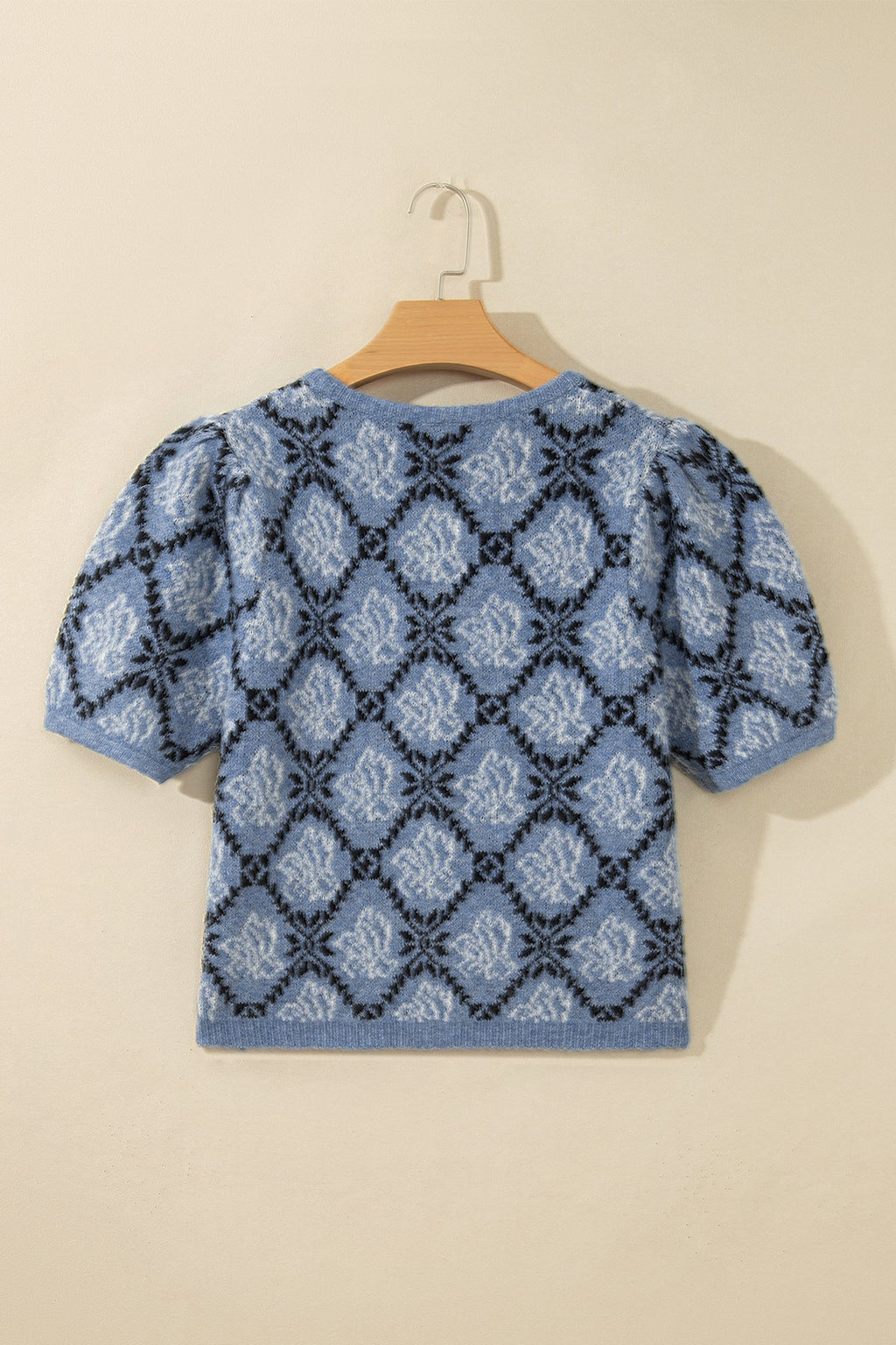 Boho Knit Short Sleeve Button Front Cardigan