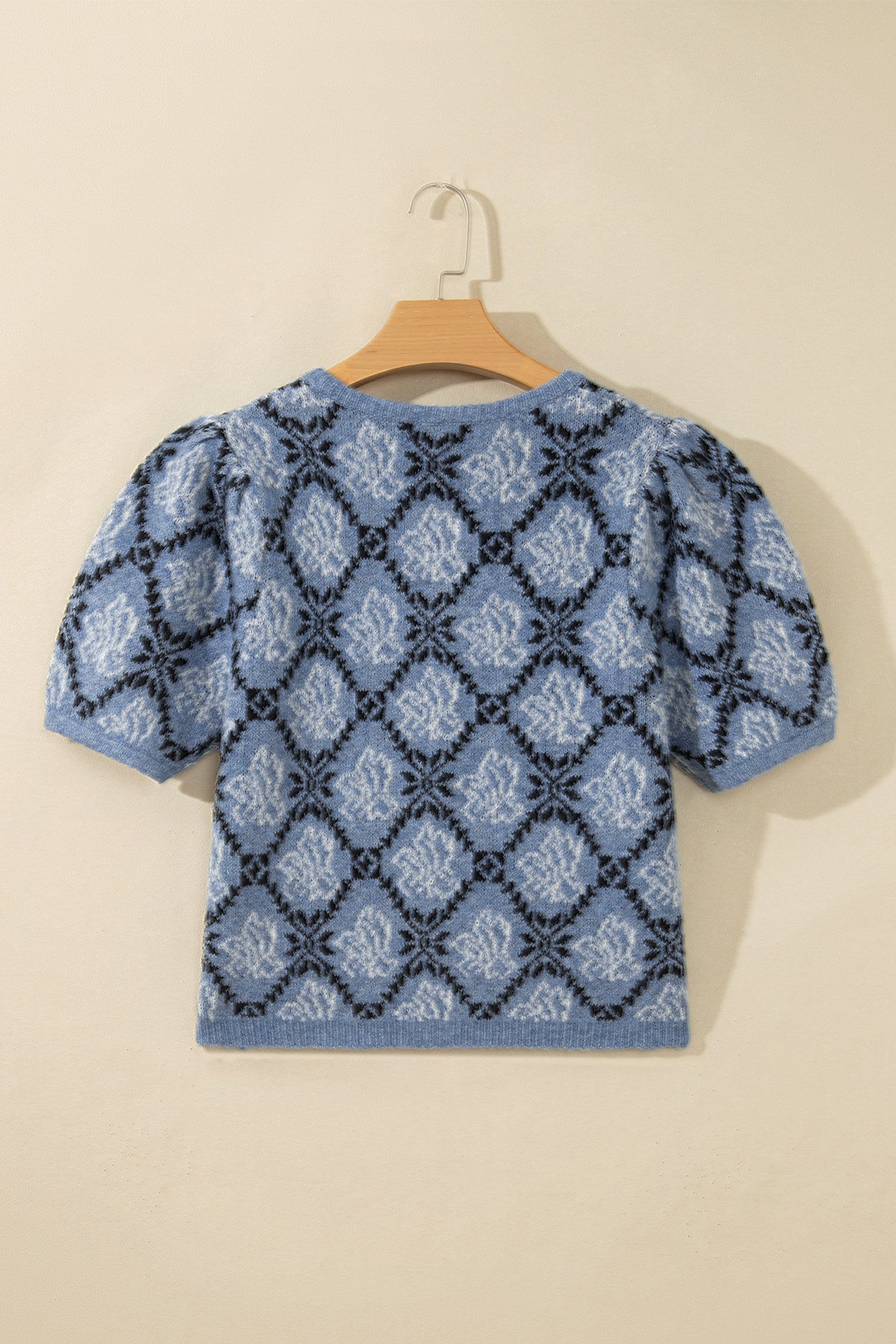 Boho Knit Short Sleeve Button Front Cardigan