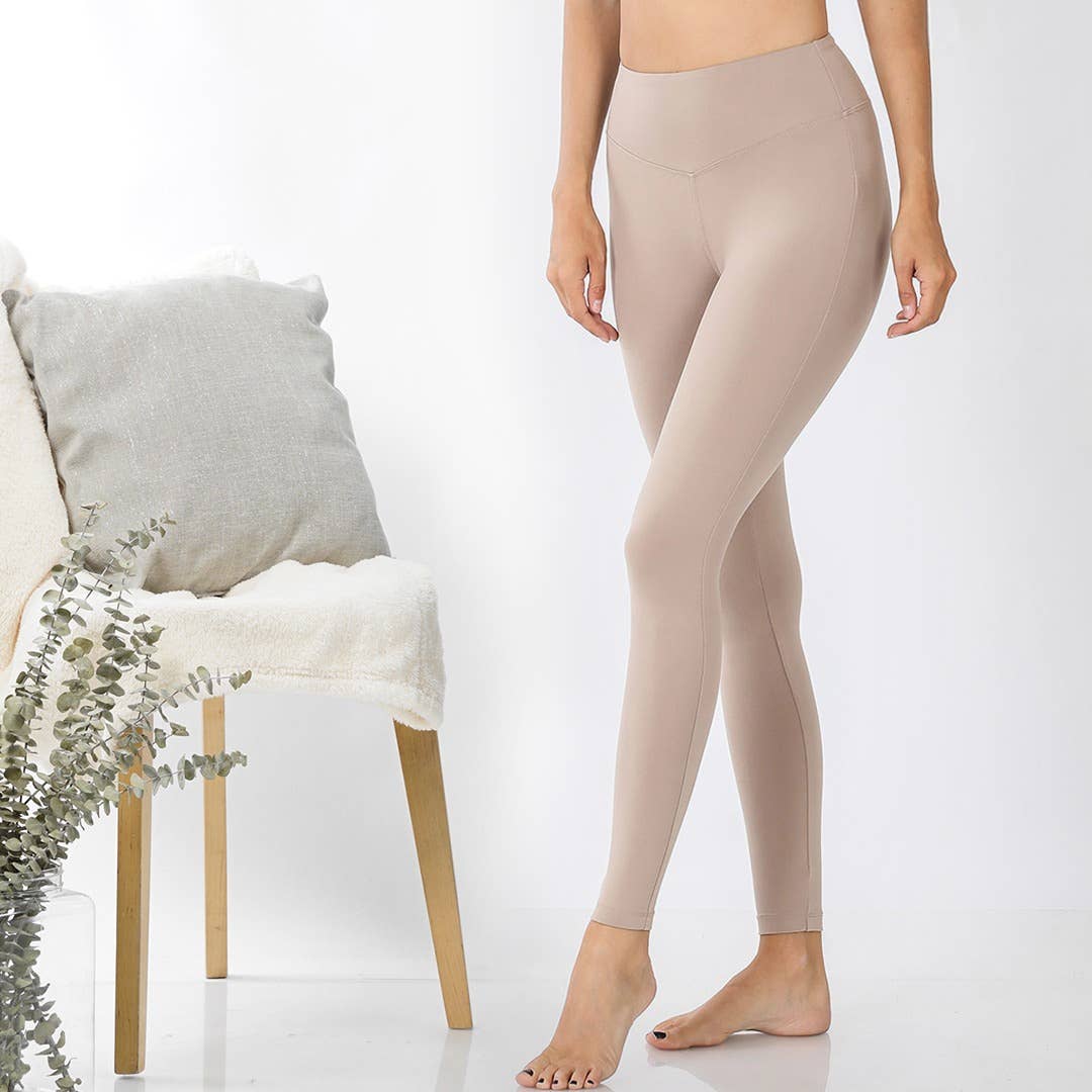`.Tummy Control Leggings: DEEPAQUA-90093 / M