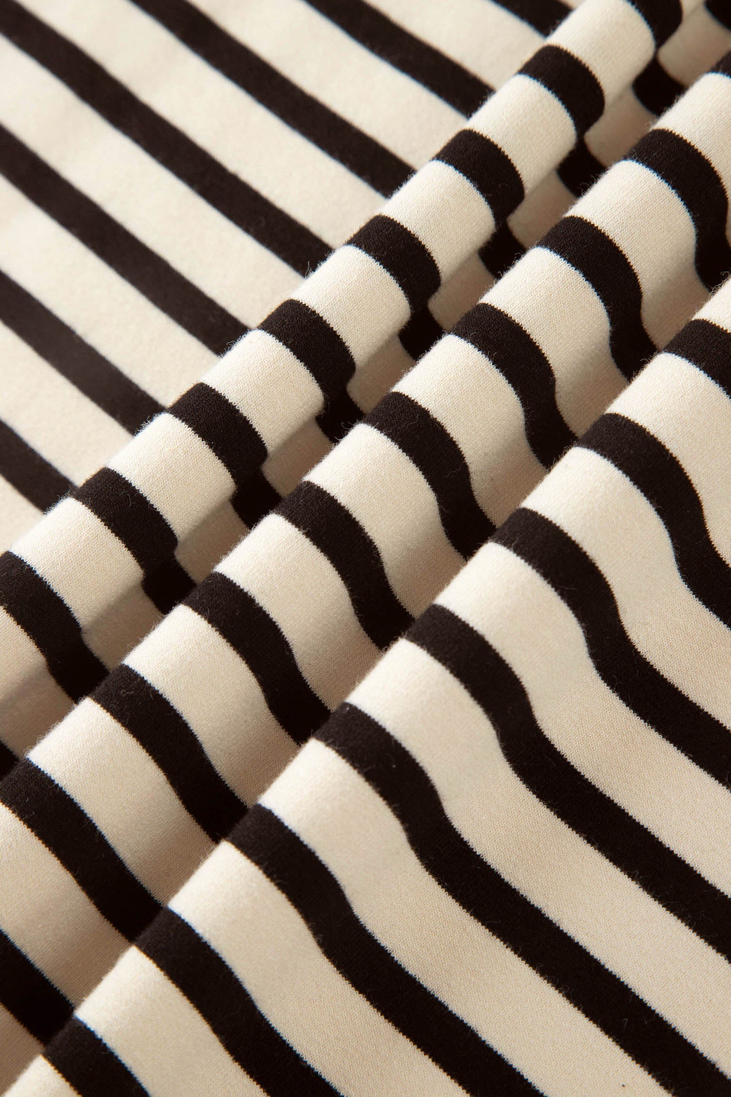 Stripe Colorblock Zip Polo & Drawstring Shorts Set