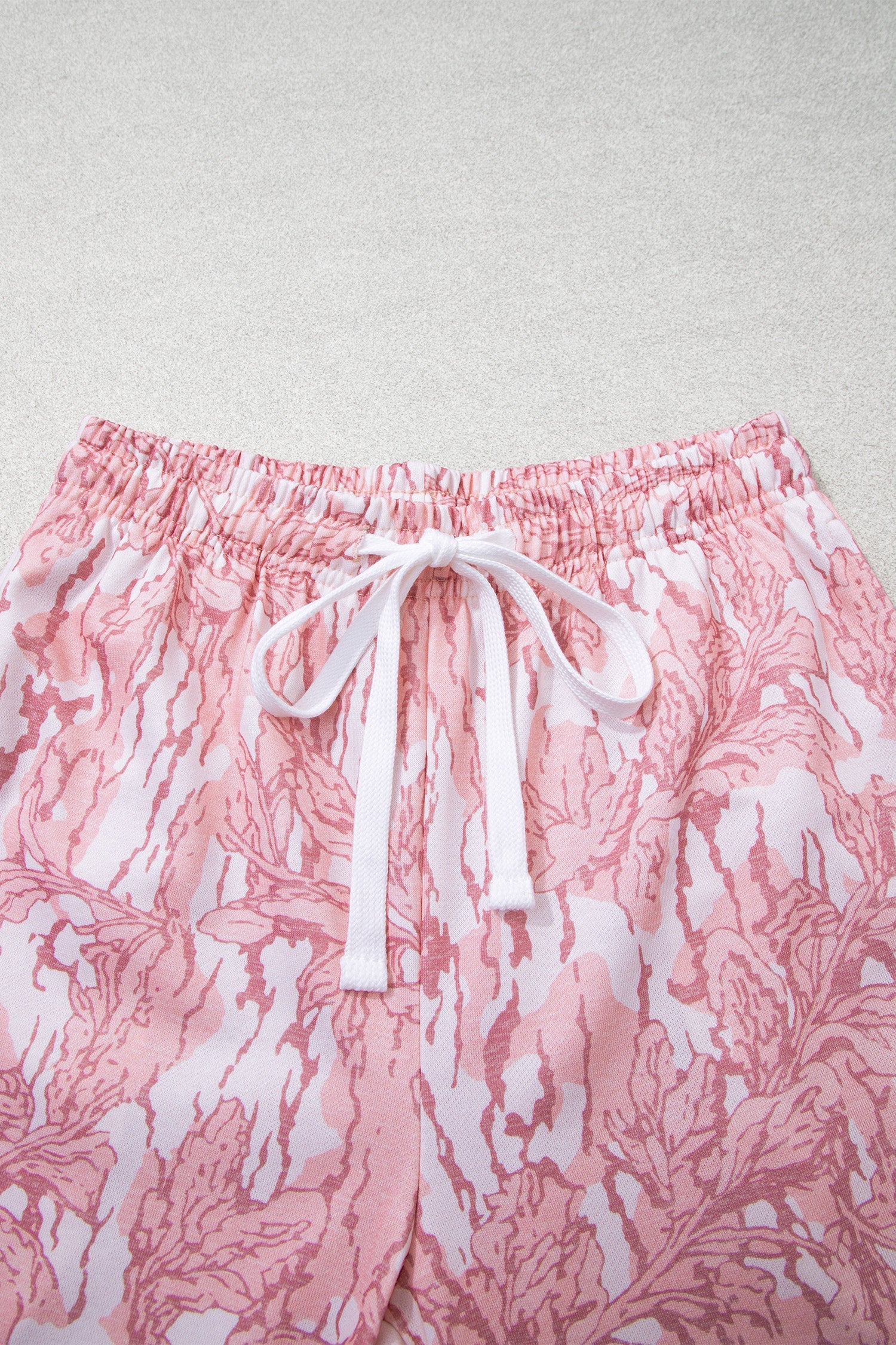 Floral Camo Sweatshirt & Drawstring Pants Set