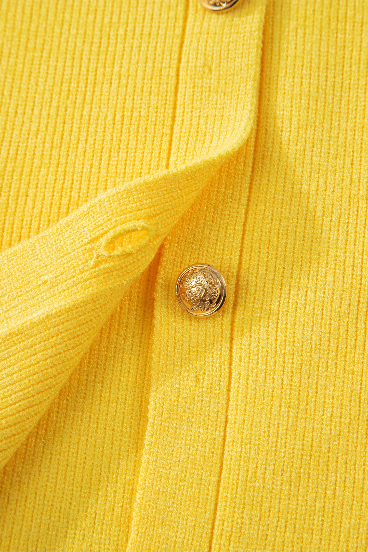 Solid Knit Sleeveless Button Front Pocketed Sweater