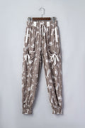 Western Cactus Cowgirl Drawstring Jogger Pants