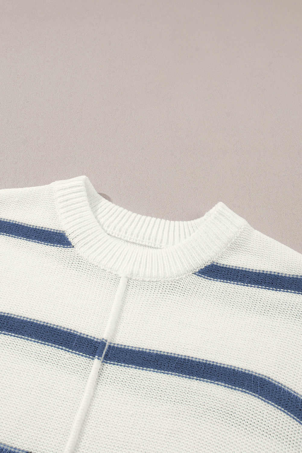Stripe Batwing Sleeve Sweater Tee