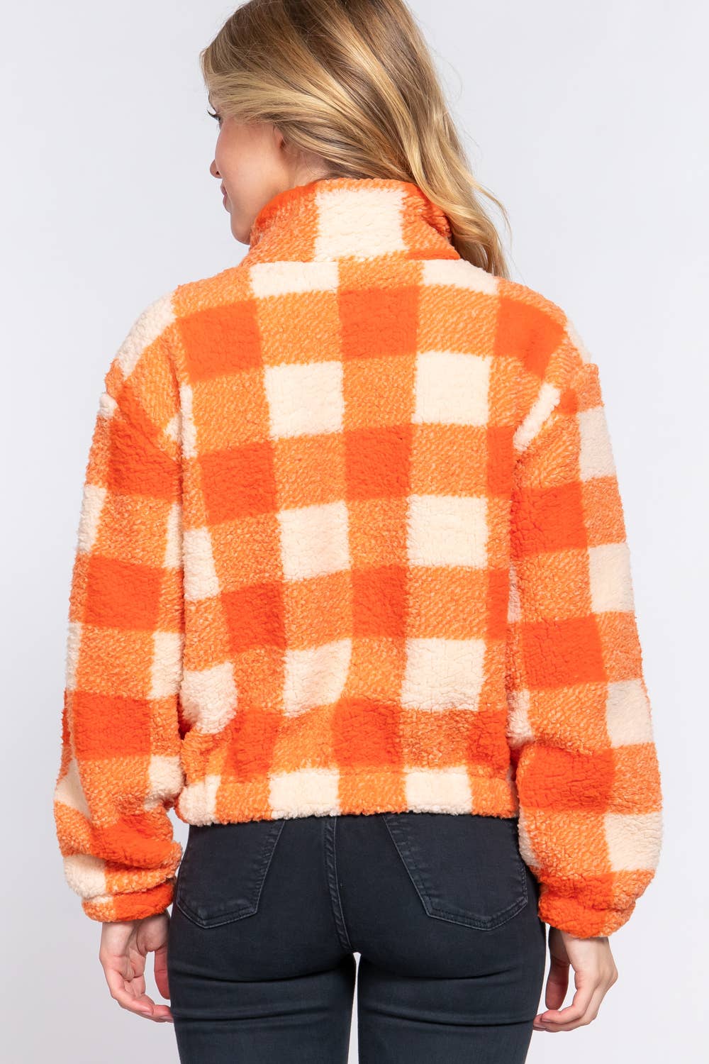 ',,,._ Faux fur Jacket: CAMEL-173616 / M