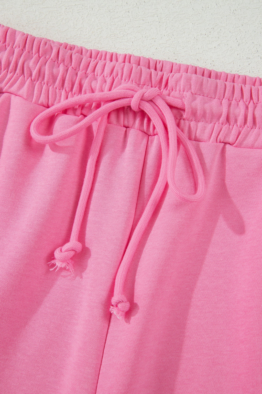 Solid Embroidered Eyelet Patchwork Top & Pants Set
