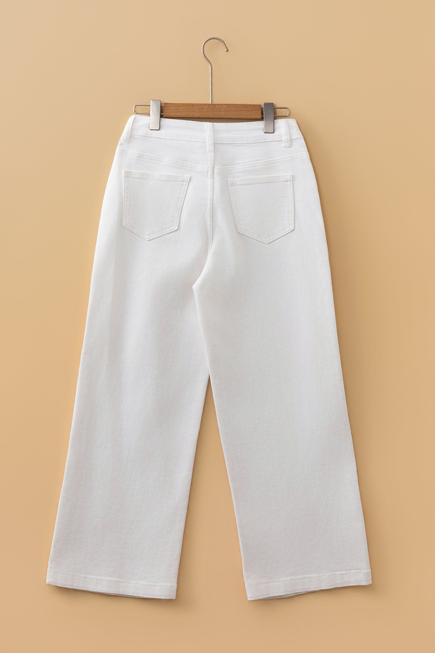 Pearl Embellished Side Seam Ankle Length Shift Jeans