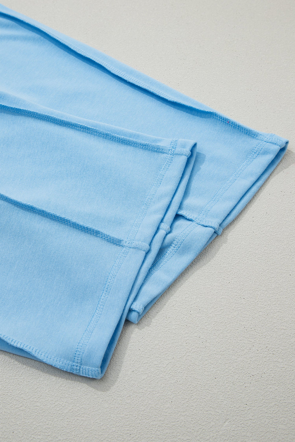 Solid Drop Shoulder Boxy Tee & Barrel Pants Set