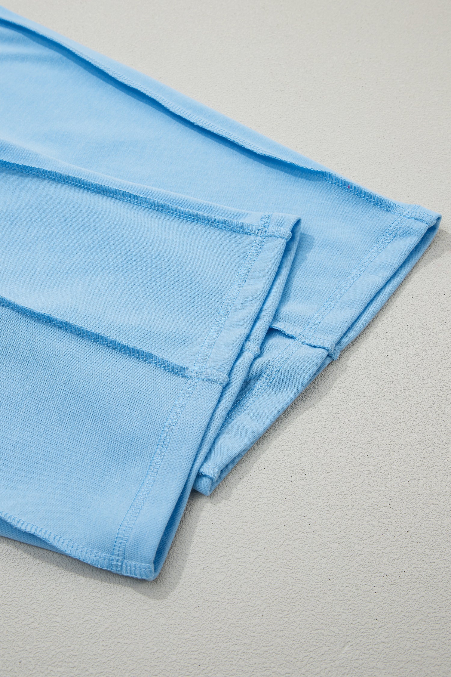 Solid Drop Shoulder Boxy Tee & Barrel Pants Set